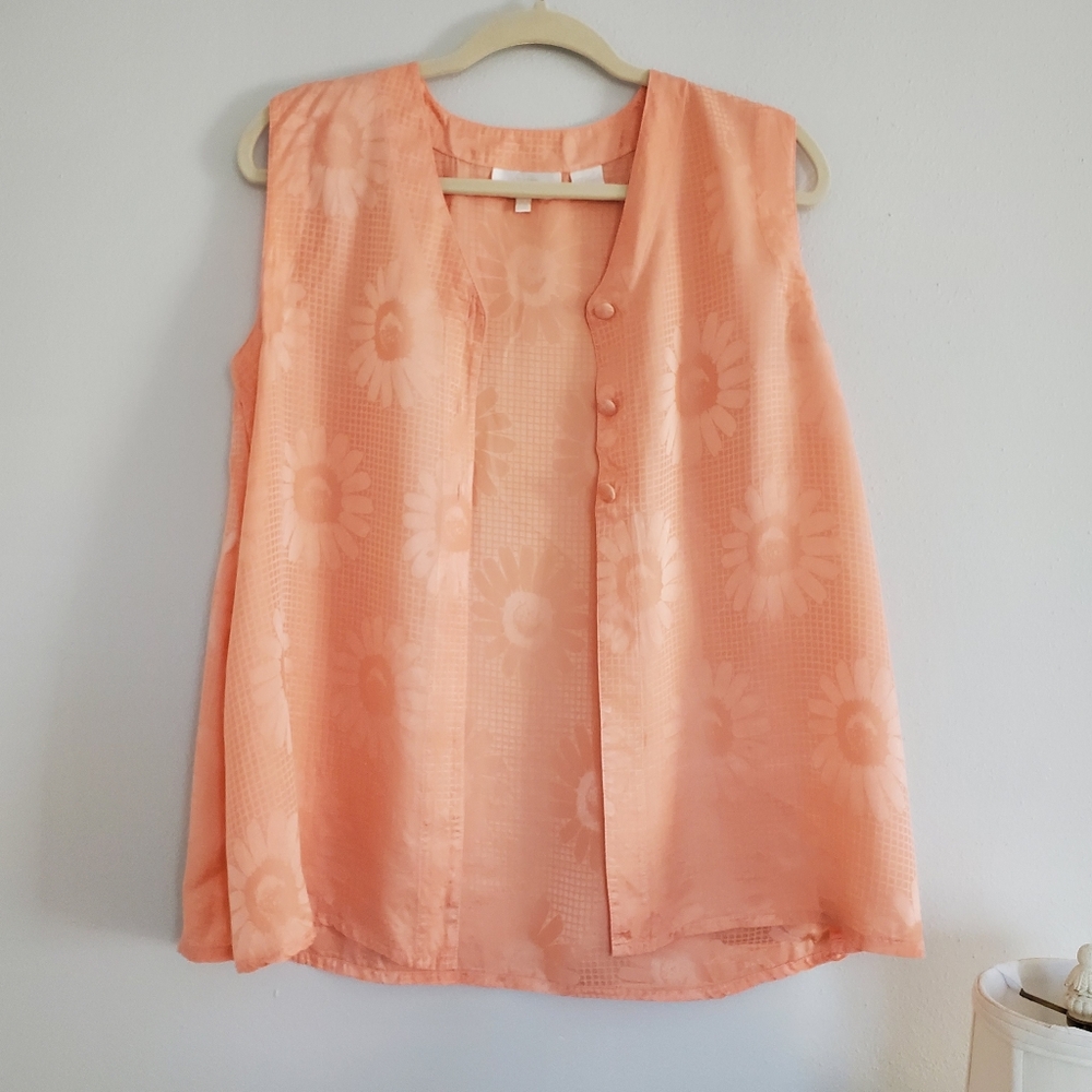 SOFT SURROUNDINGS 100% SILK PAJAMA SET SZ PM NWOT - Picture 3 of 11